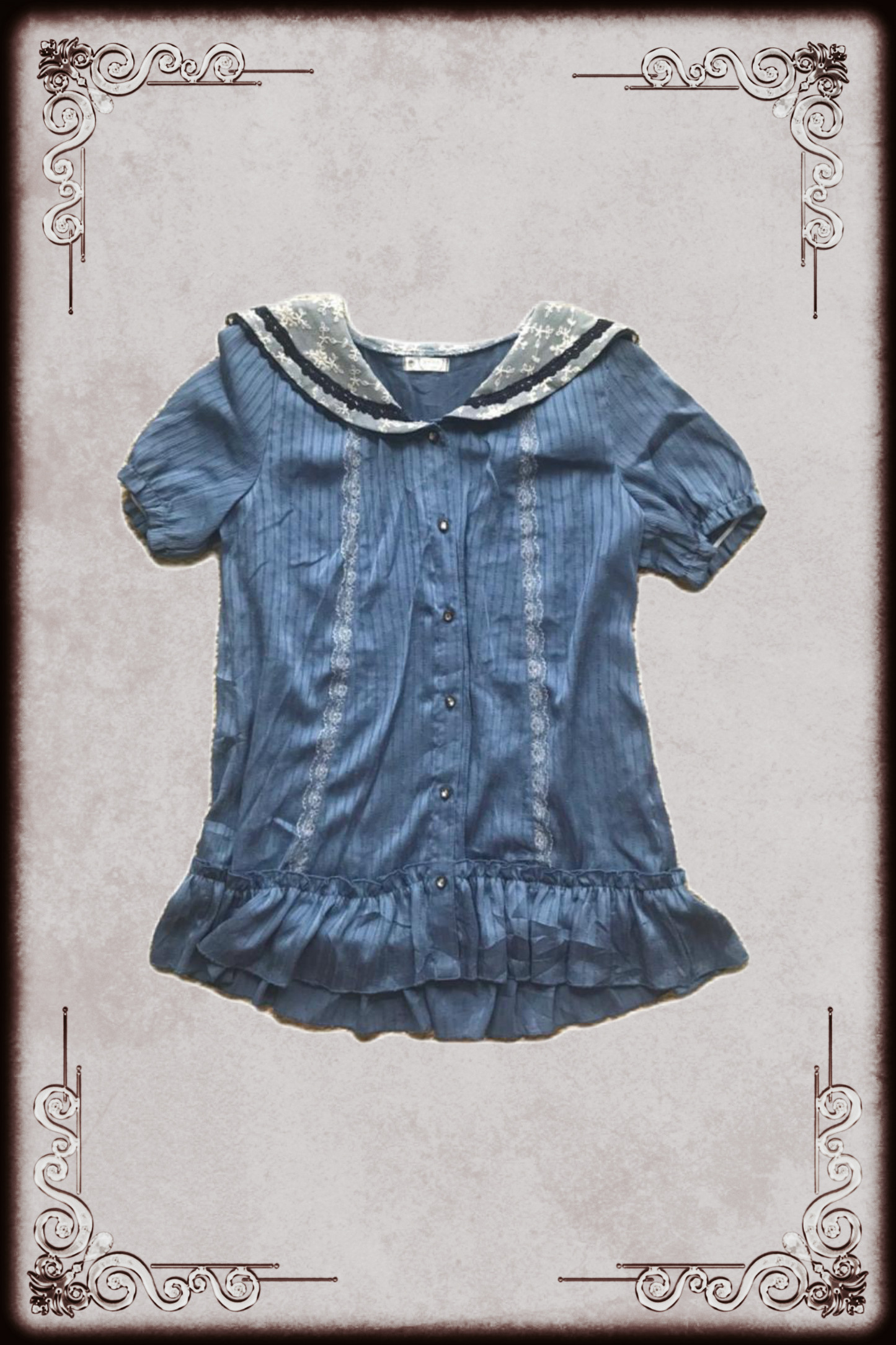 Axes Femme Periwinkle Sailor Blouse