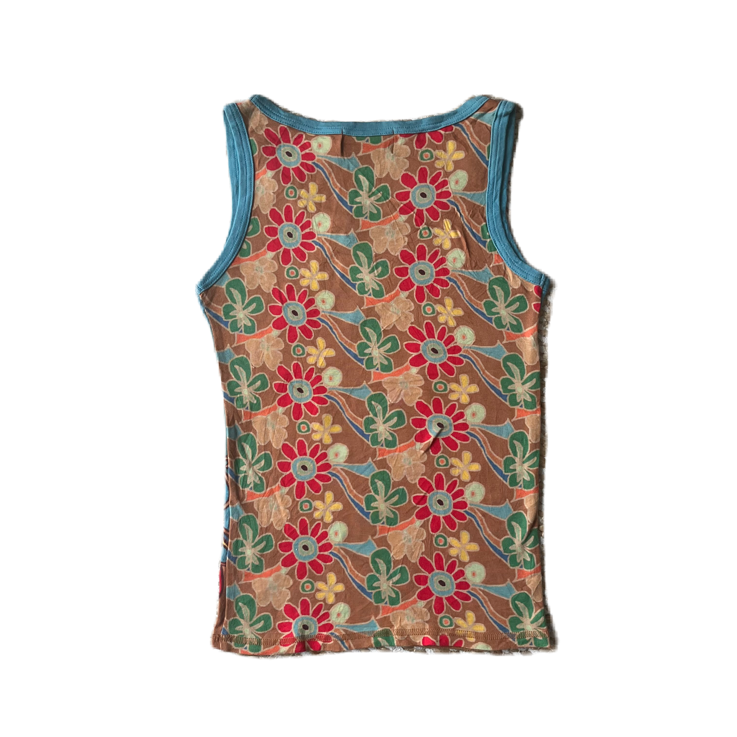 Mash Mania Elephant Flower Print Tank Top