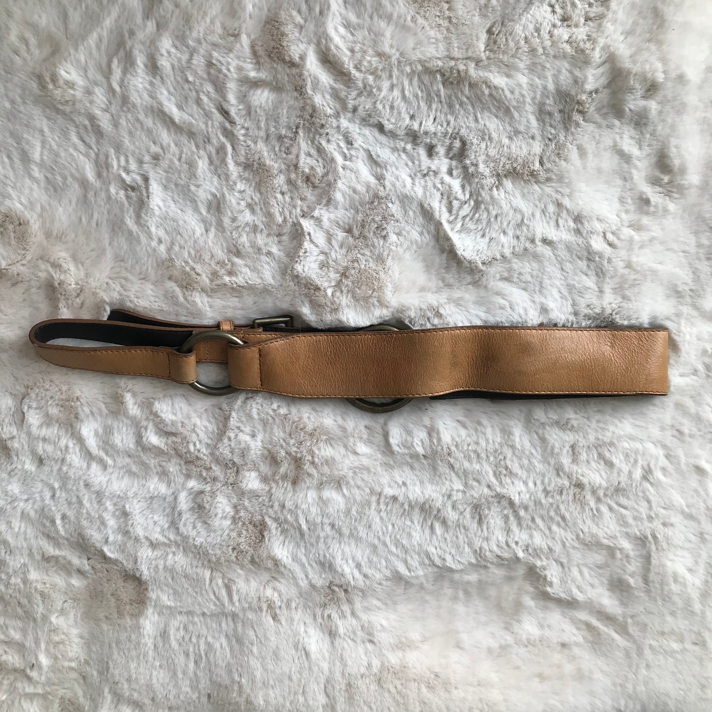 Light Brown Strap Belt