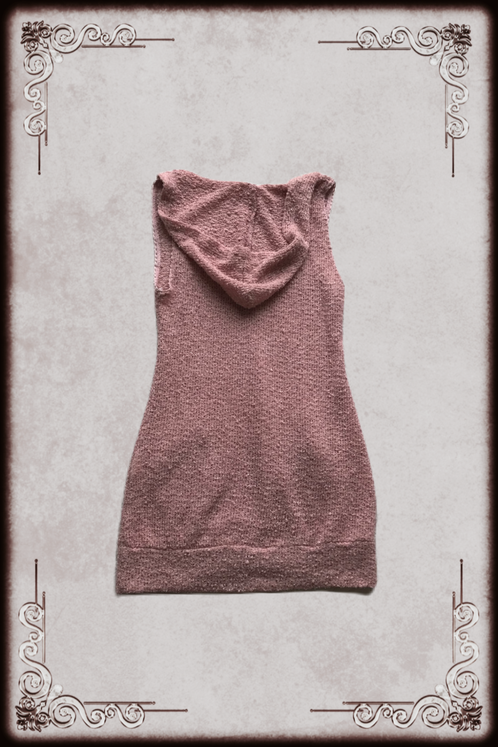 Dreamy Minx Pink Hooded Knit