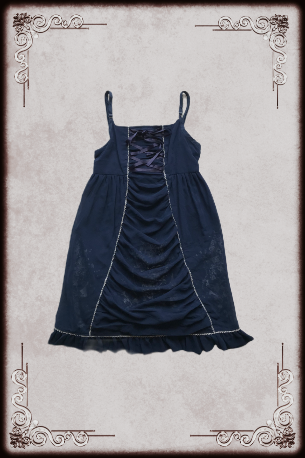 Putumayo Navy Layered Print JSK