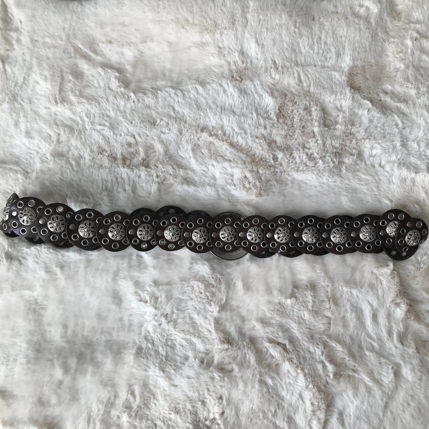 Dark Brown Disc Belt