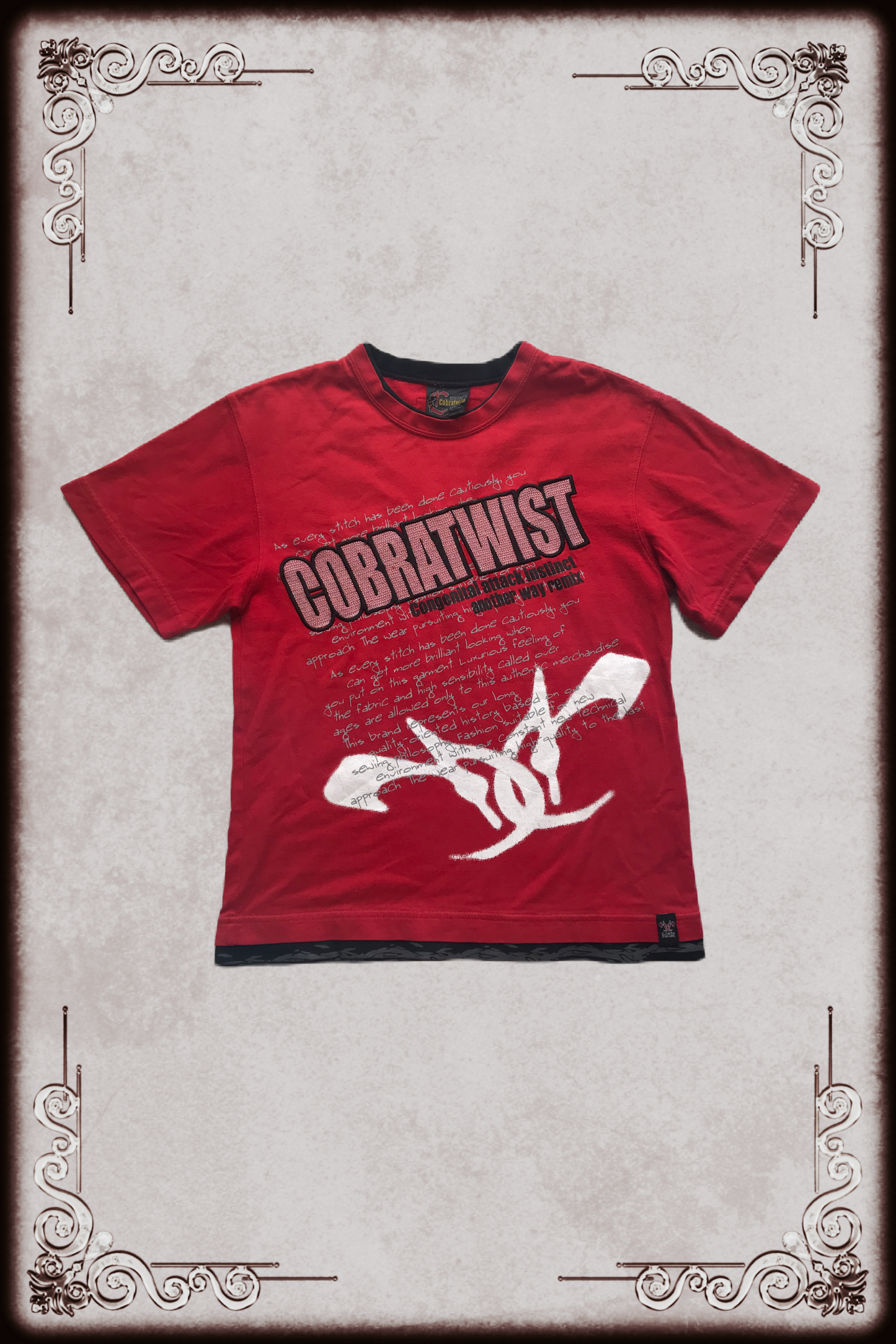 Cobra Twist Red Graphic Tee