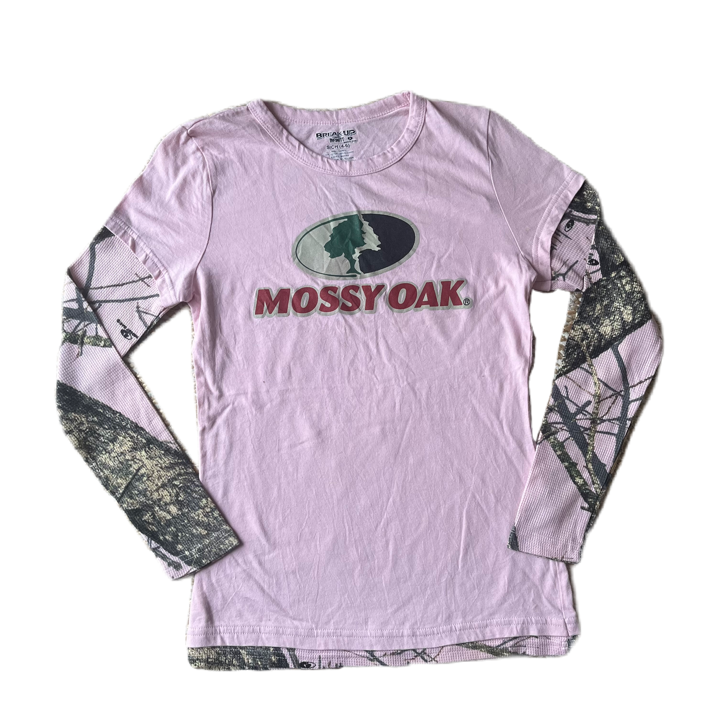 Baby Pink Mossy Oak Real Tree Long Sleeve