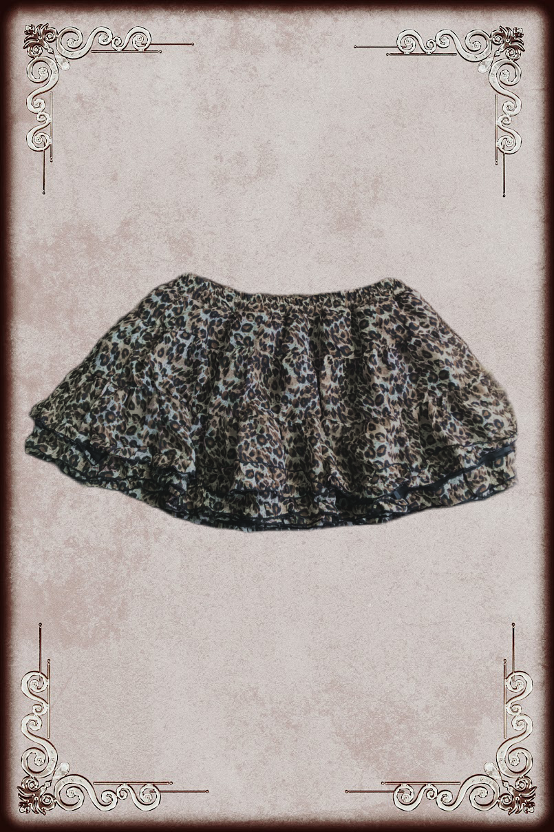 Mesh Leopard Print Sukapan
