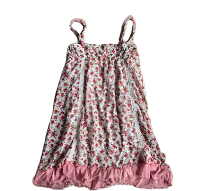 Cream Floral Cami Dress
