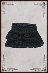 ANAP Ruched Waist Black Mini Skirt