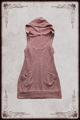 Dreamy Minx Pink Hooded Knit