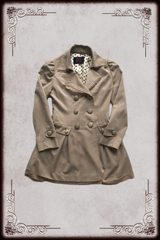 Pink Mix Tan Lace Trim Coat