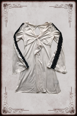 Bravery Roses White & Black Lace Dress