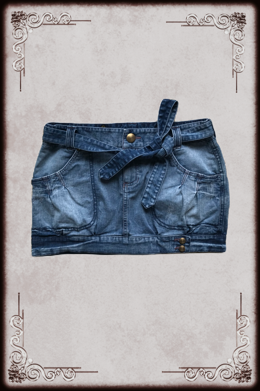 Armani Denim Mini Skirt