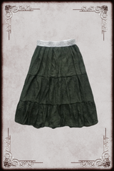 Dark Olive Green Maxi Skirt