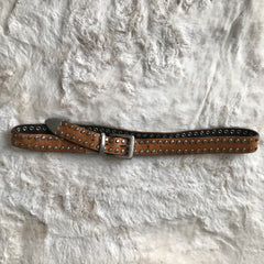 Light Brown Stud Belt