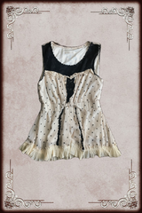 Axes Femme Dotted Cream & Black Top