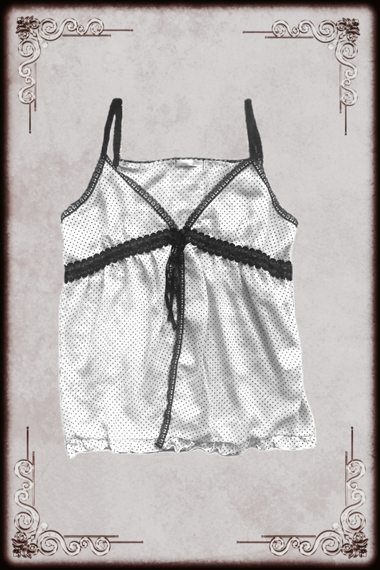 Black and White Dotted Cami