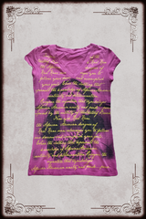 Pink Graphic Lettering Tee