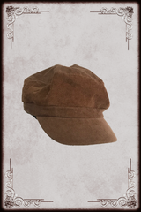 Light Brown Corduroy Baker Boy Hat (S)
