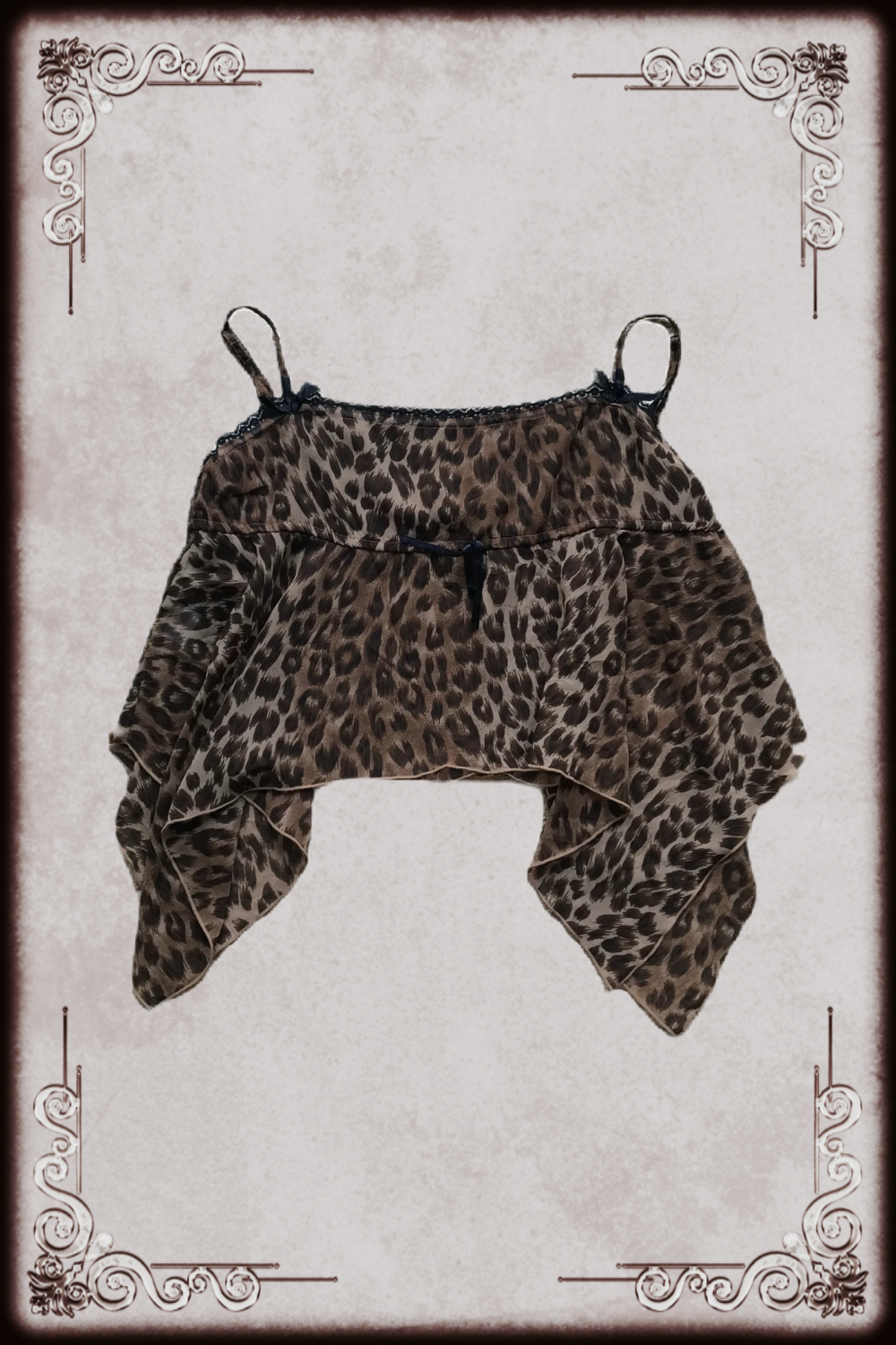 Leopard Print Sheer Cami
