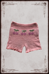 Pink Cherry Fuzzy Lounge Shorts