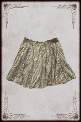 Pastel Green Floral Skirt