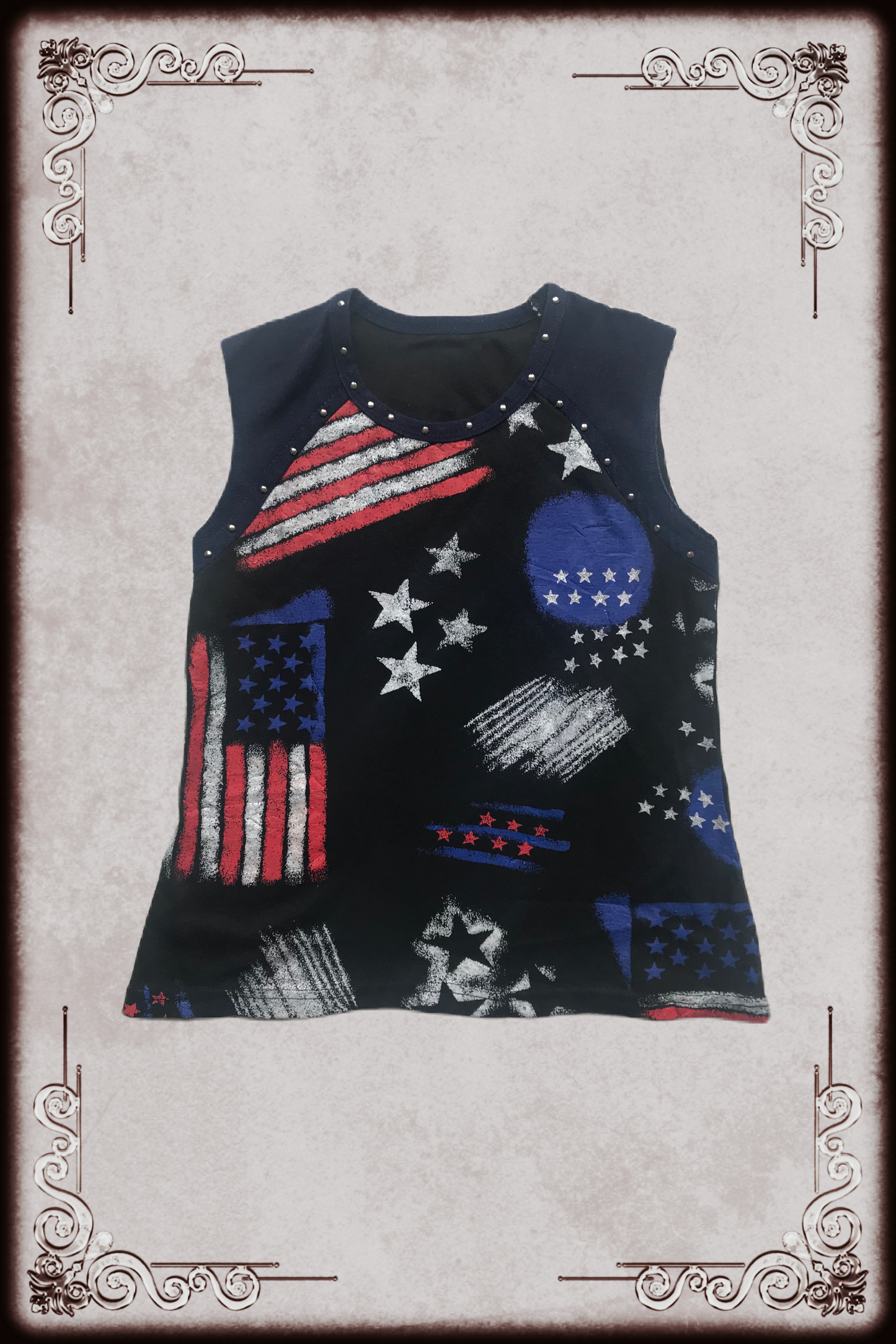 Glitter Graphic USA Tank