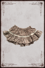 Liz Lisa Dusty Rose Gingham Mini Sukapan