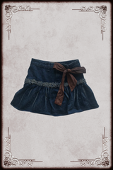 Dark Denim Bow Skirt