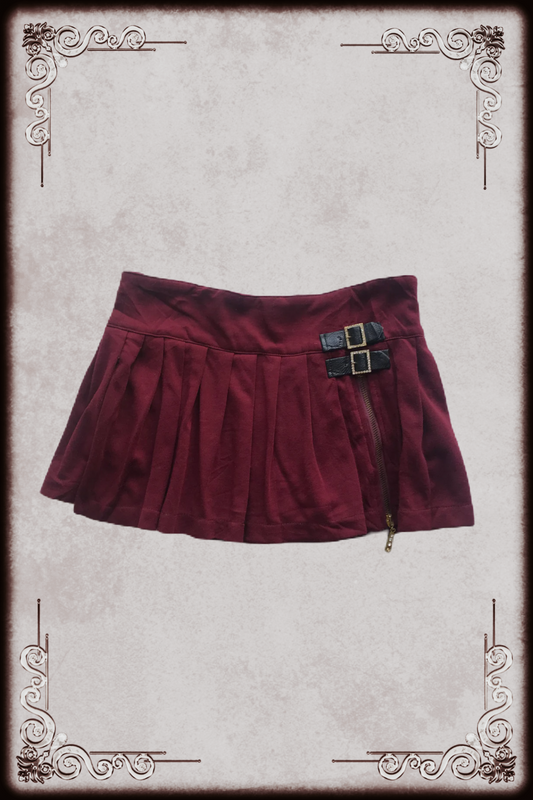 Cecil McBee Wine Red Skirt