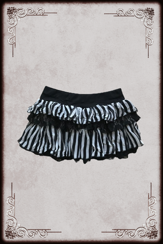 Skinny Lip Vertical Striped Skirt