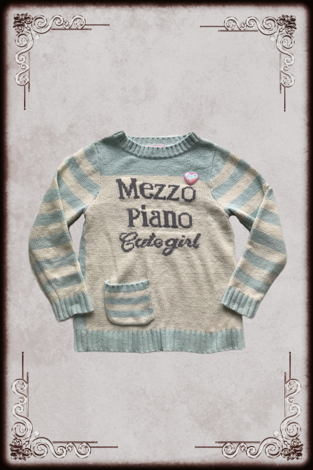 Mezzo Piano Pastel Fuzzy Sweater
