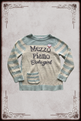 Mezzo Piano Pastel Fuzzy Sweater