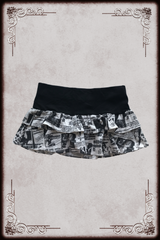 Ingni Letter Graphic Mini Skirt