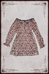 Floral Red Rose Long Top