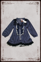 Axes Femme BNWT Dotted Navy & White Dress