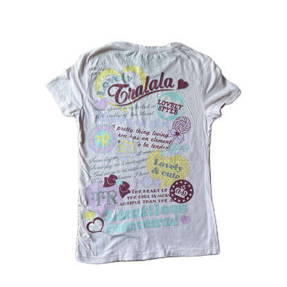 Tralala Pale Pink Glitter Baby Tee