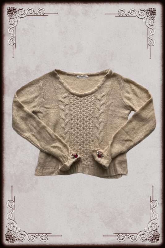 Axes Femme Tan Knit Sweater