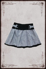 Pinstripe Black & White Skirt