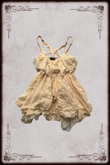 Golds Infinity Yellow Babydoll Top