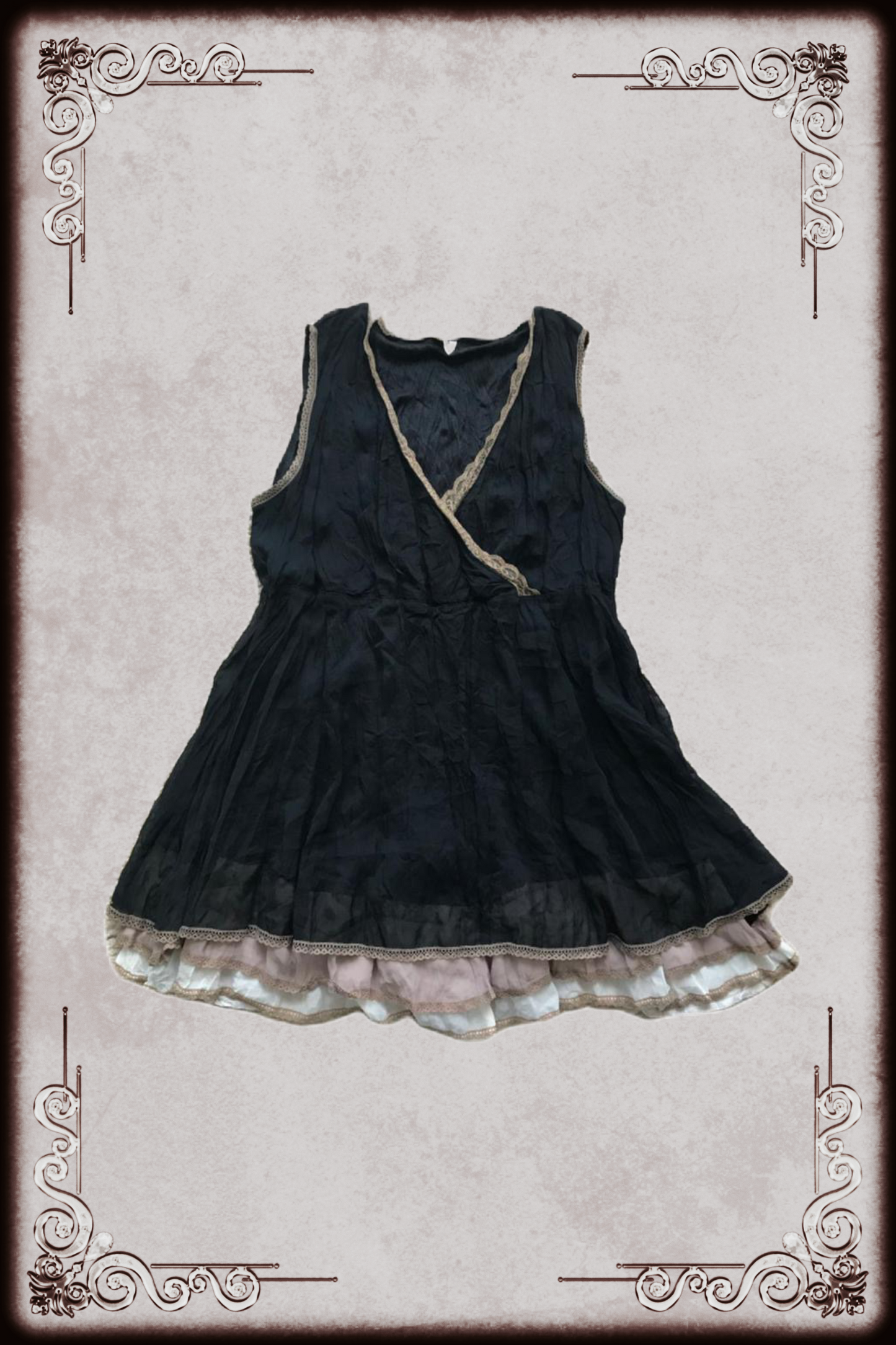 Axes Femme Black & Beige Dress