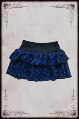 Black and Blue Plaid Skirt
