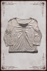 Heart in Chains Striped Layer Crop Sleeve