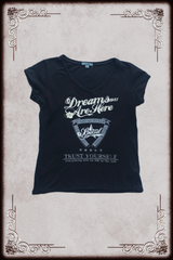 Black Lettering Graphic Tee