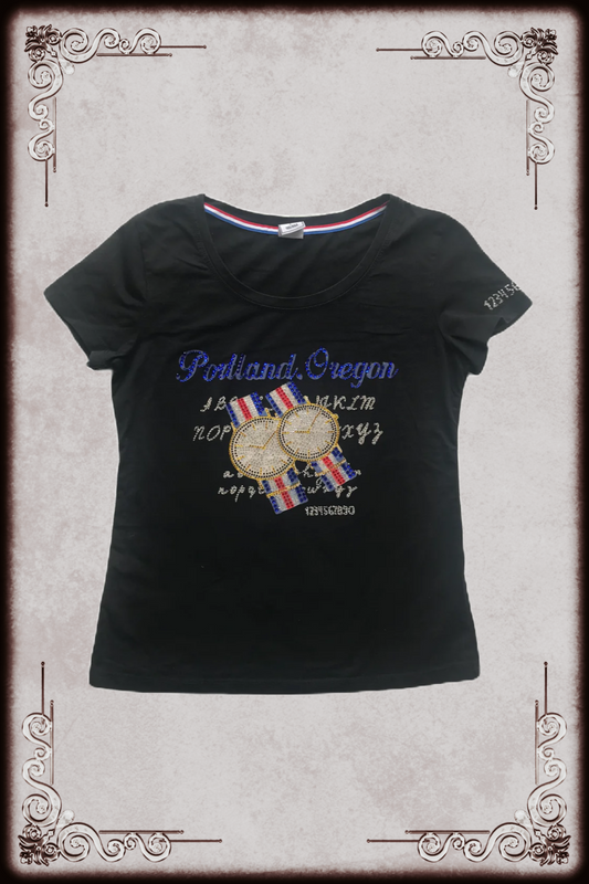 Portland Rhinestone Tee