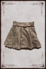 Tralala Brown & Pink Plaid Skirt