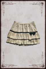 Tan & Black Knit Skirt