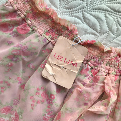 BNWT Liz Lisa Pink Floral Skirt