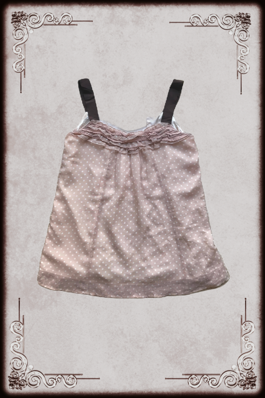 Muted Pink Dotted Cami Top