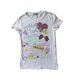 Tralala Pale Pink Glitter Baby Tee