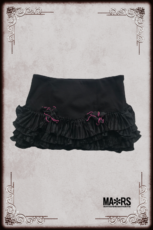 MA*RS Black & Pink Micro Mini Skirt