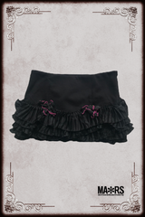MA*RS Black & Pink Micro Mini Skirt